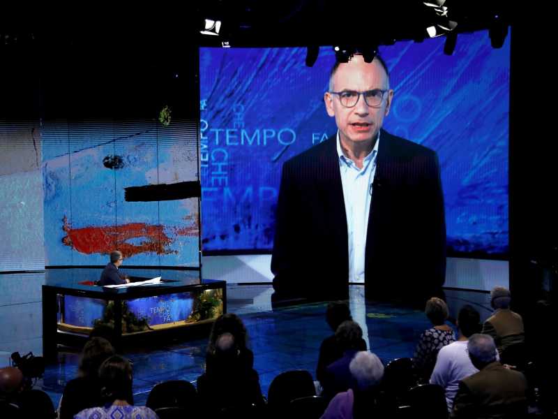 Enrico Letta (Ansa)