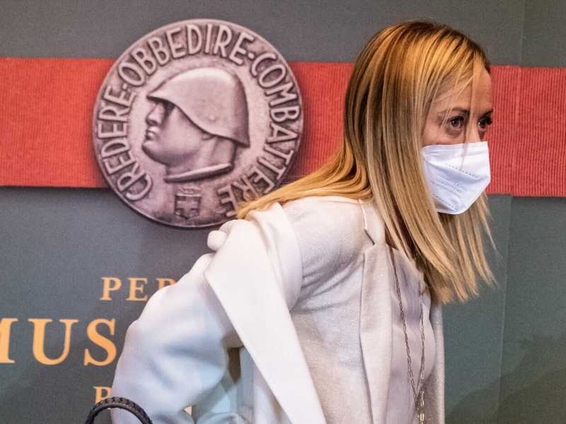 Roma, presentazione del libro 'Perch&egrave; Mussolini rovin&ograve; l&rsquo;Italia' scritto da Bruno Vespa (LaPresse)&nbsp;<br />