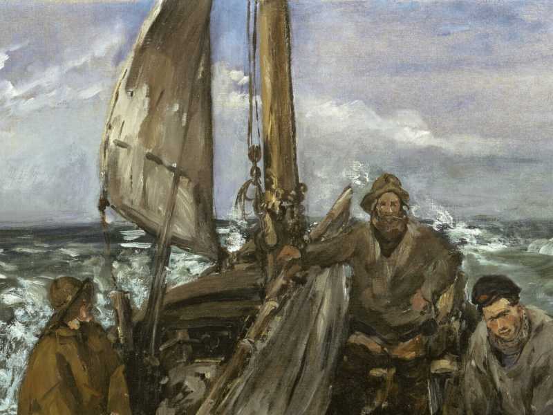 Édouard Manet, "I lavoratori del mare" (Wikipedia) <br />
