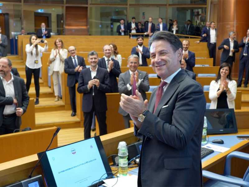 Giuseppe Conte (Ansa)