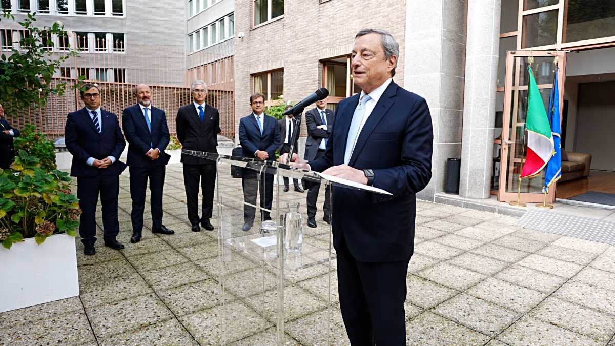 Immagine di La spinta di Draghi sull'accordo al Consiglio Ue: "E' andata bene"