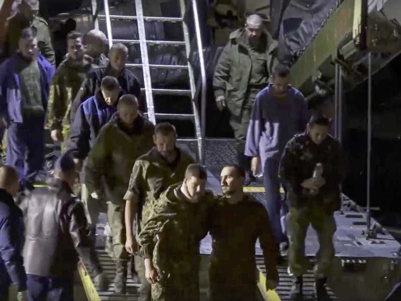 Uno scambio di prigionieri tra Russia e Ucraina (LaPresse) 