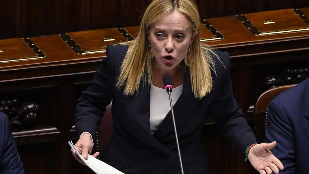 Immagine di Il primo discorso di Meloni non concede praticamente nulla al sovranismo