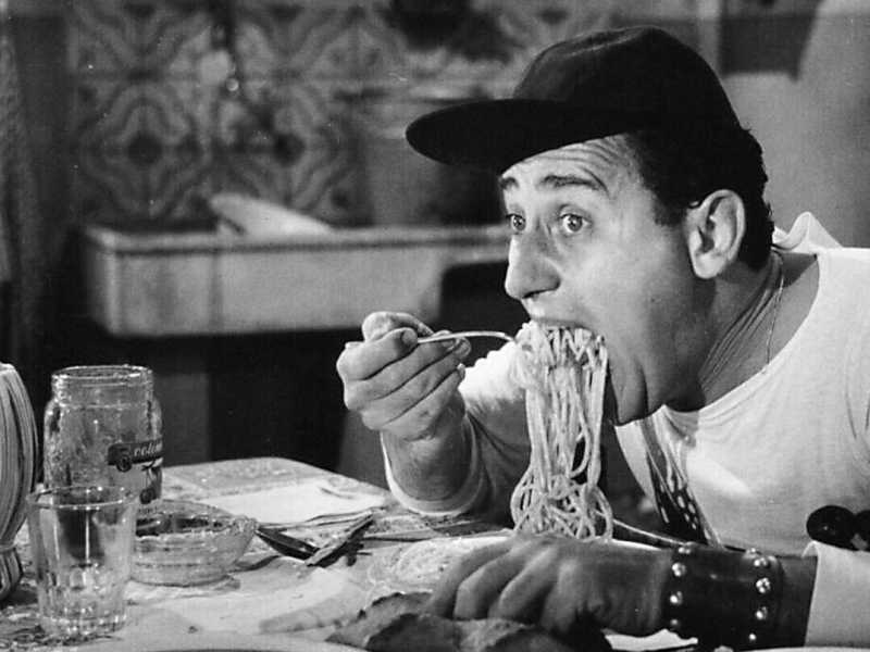 Alberto Sordi in "Un americano a Roma"