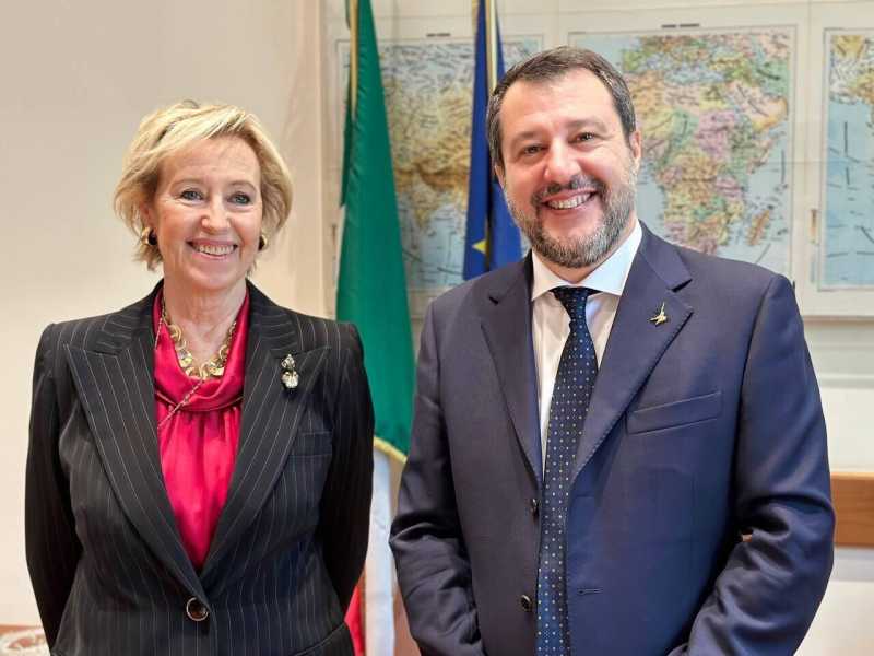 Salvini incontra Moratti: "Cosa posso fare per te?"