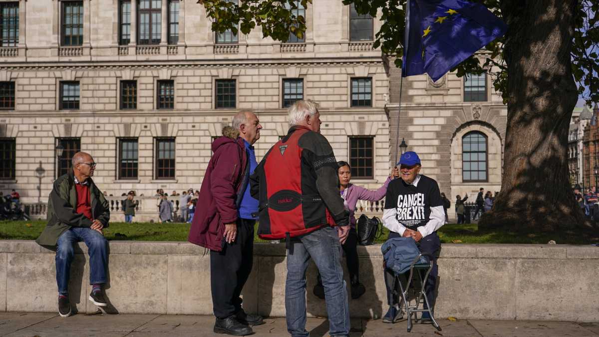 Immagine di Nella piazza londinese in cui si vuole ribaltare la Brexit
