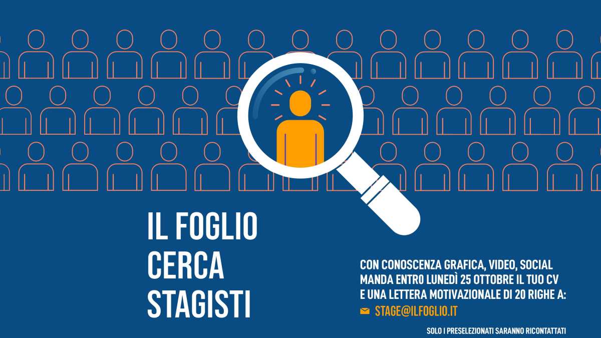 Immagine di Il Foglio cerca stagisti