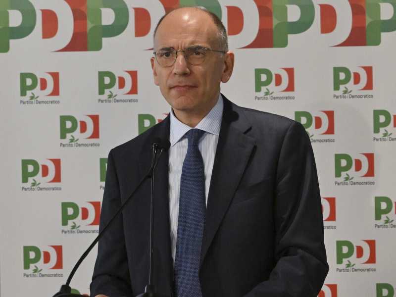 Enrico Letta (Ansa)