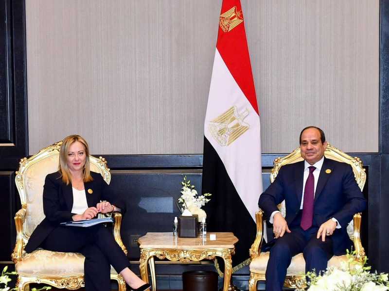 Meloni e il bilaterale con al Sisi fra Regeni e i 24 caccia da vendere all'Egitto