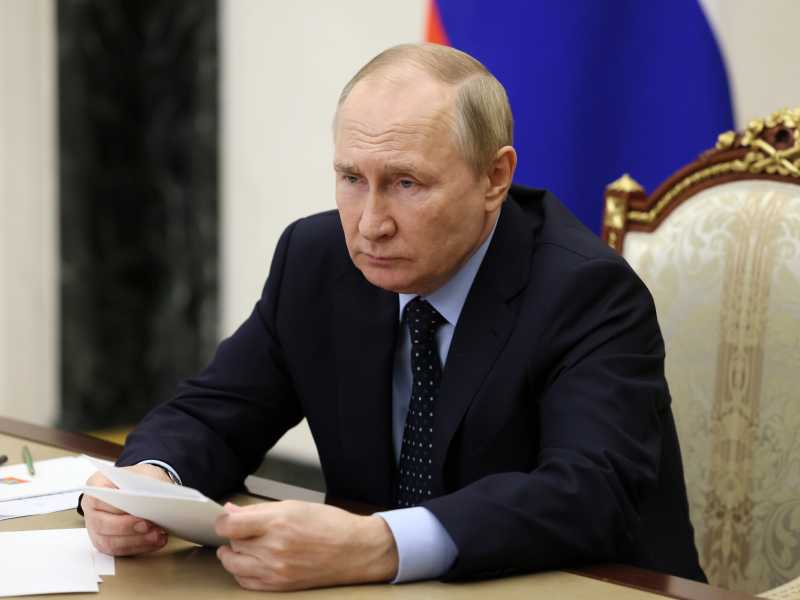 Foto di Mikhail Metzel, via Sputnik, Kremlin Pool Photo, via AP, via LaPresse <br />