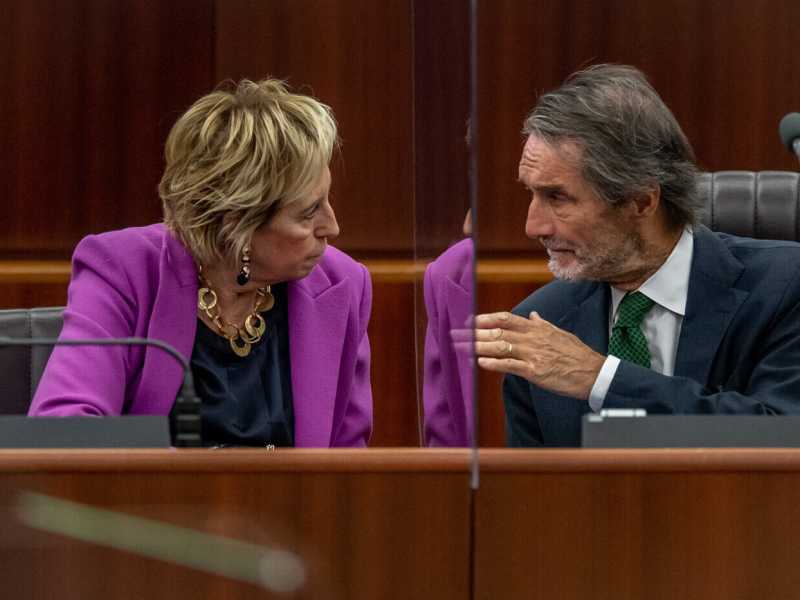 Letizia Moratti e Attilio Fontana (LaPresse)