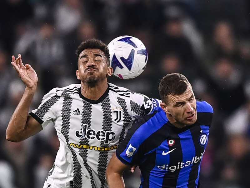 Danilo e Edin Dzeko (foto LaPresse)&nbsp;<br />