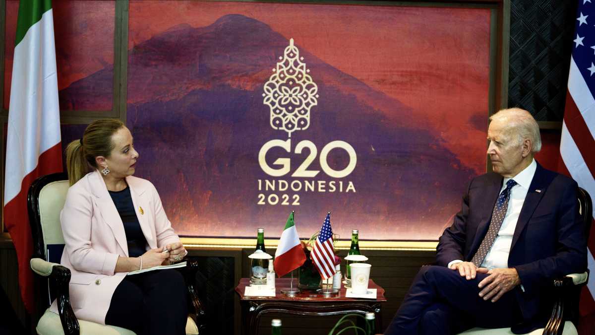 Immagine di G20, Meloni incontra Biden e Erdogan: confronto su guerra in Ucraina, Cina e migranti