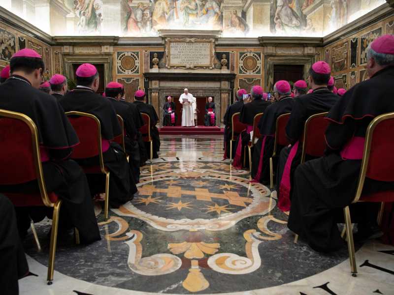 Foto di Vatican Media, via Ansa <br />