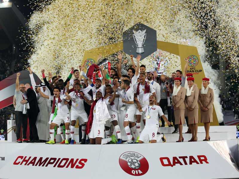 Il Qatar vince la Coppa d'Asia nel 2019 (Ansa)
