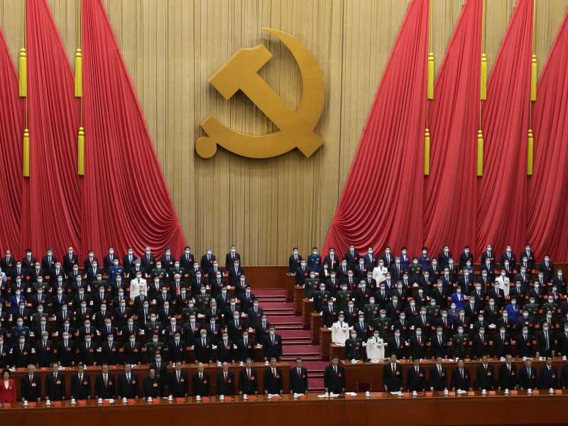Xi Jinping chiude il XX congresso del partito (LaPresse)&nbsp;<br />