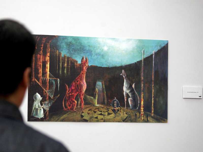Leonora Carrington, "Are you really serious?", 1953, in esposizione a citt&agrave; del Messico (Ansa)&nbsp;<br />
