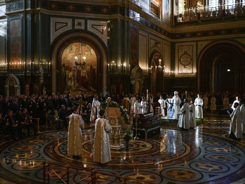 Foto di Oleg Varov, Russian Orthodox Church Press Service, via AP, via LaPresse <br />
