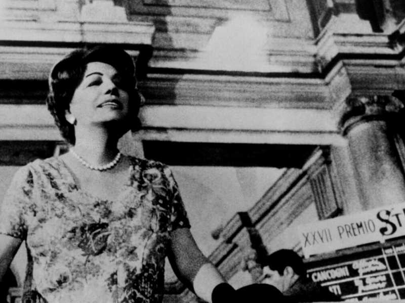 Maria Bellonci (foto di Giovanni Giovannetti, via Olycom)