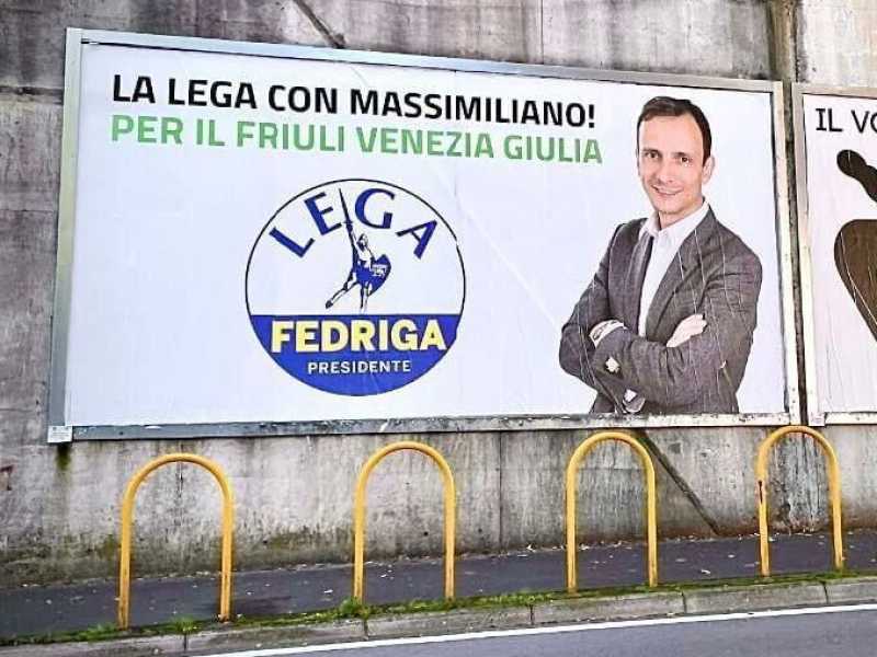 E' già "Lega per Fedriga presidente". In Friuli-Venezia Giulia, Salvini è stato già sostituito nel simbolo. LA FOTO