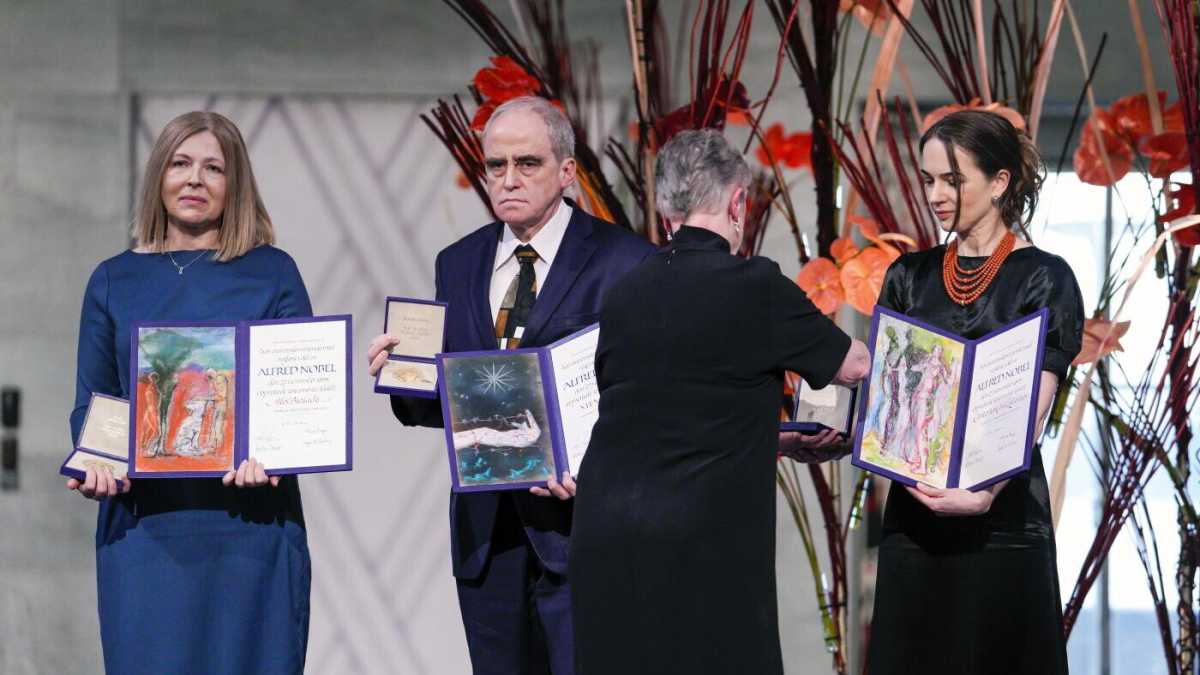Immagine di "Non abbiate paura": il discorso del premio Nobel per la Pace Bialiatski