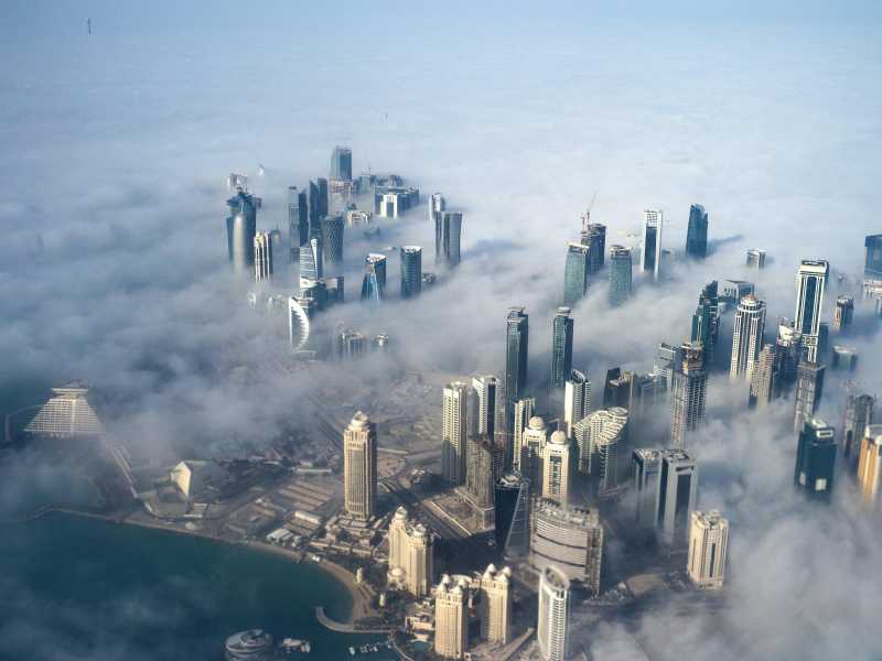Doha, la capitale del Qatar (EPA/YOAN VALAT)&nbsp;<br />