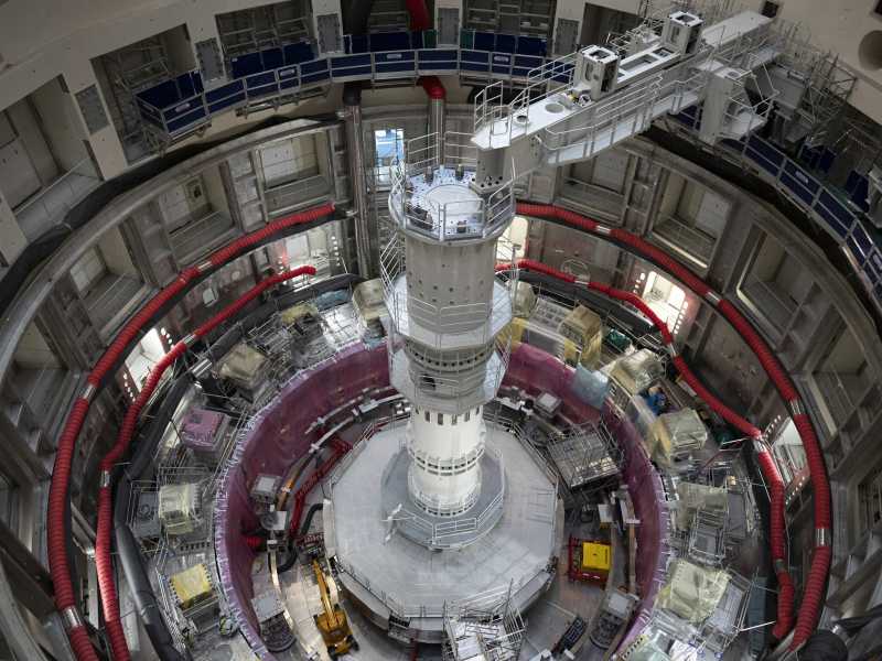 Una fotografia del progetto a fusione nucleare Iter a Caradache, in Francia (foto Ap)