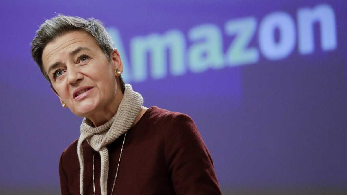 Immagine di Amazon fa un patto con Vestager per adeguarsi alle regole Ue