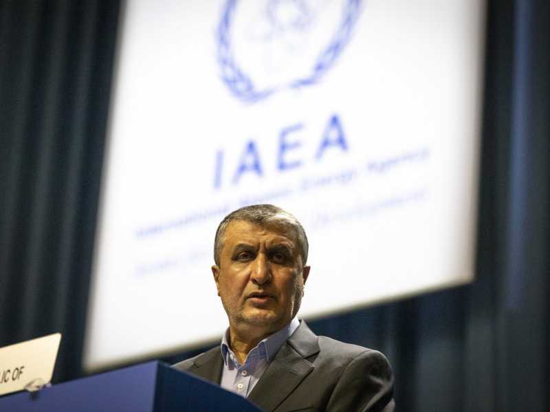 Mohammad Eslami, a capo dell'agenzia nucleare iraniana&nbsp; (LaPresse)<br />