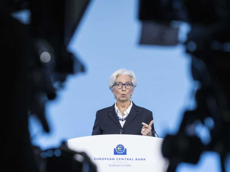 La presidente della Bce Christine Lagarde (Thomas Lohnes/Getty Images)&nbsp;<br />