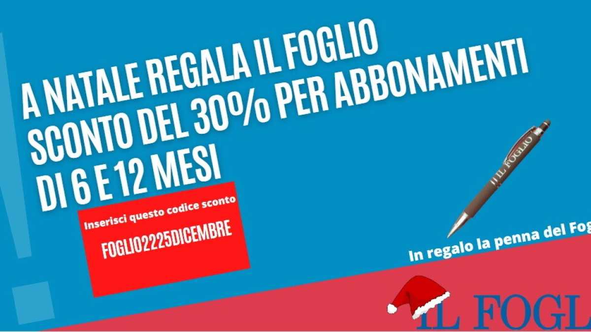Immagine di Abbonamento anti inflazione. A Natale regala il Foglio
