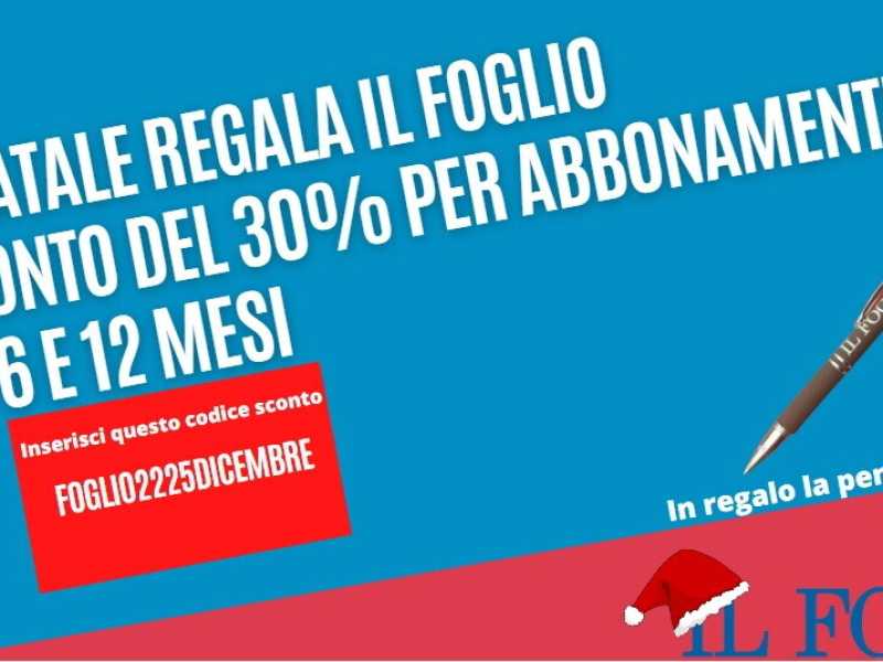 Abbonamento anti inflazione. A Natale regala il Foglio