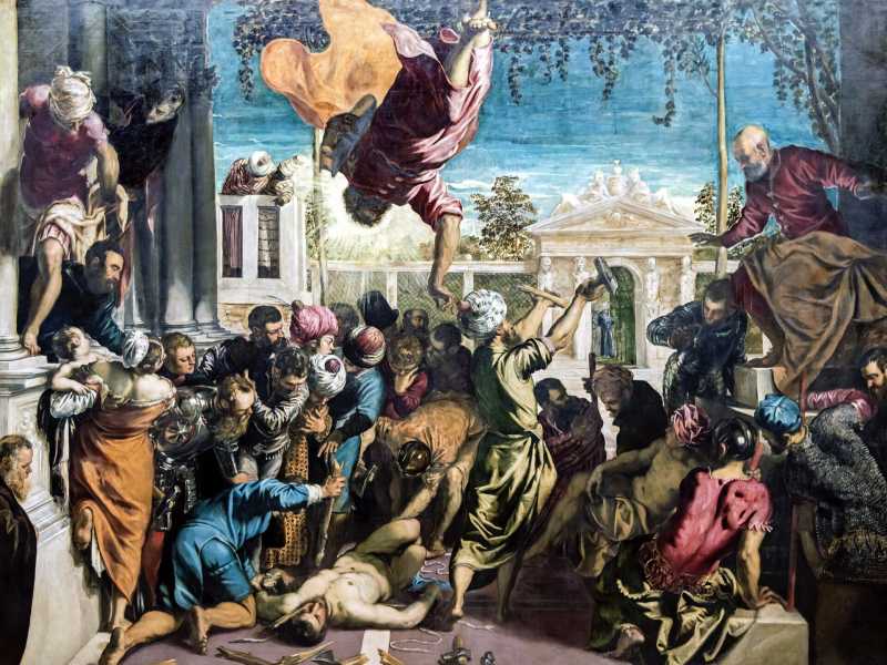 Tintoretto, San Marco libera uno schiavo, 1548 circa, Gallerie dell'Accademia, Venezia <br />
