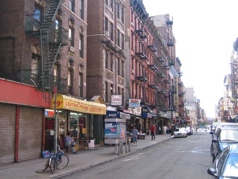 Uno scatto del&nbsp;Lower Est Side, quartiere di New York (Wikimedia)<br />