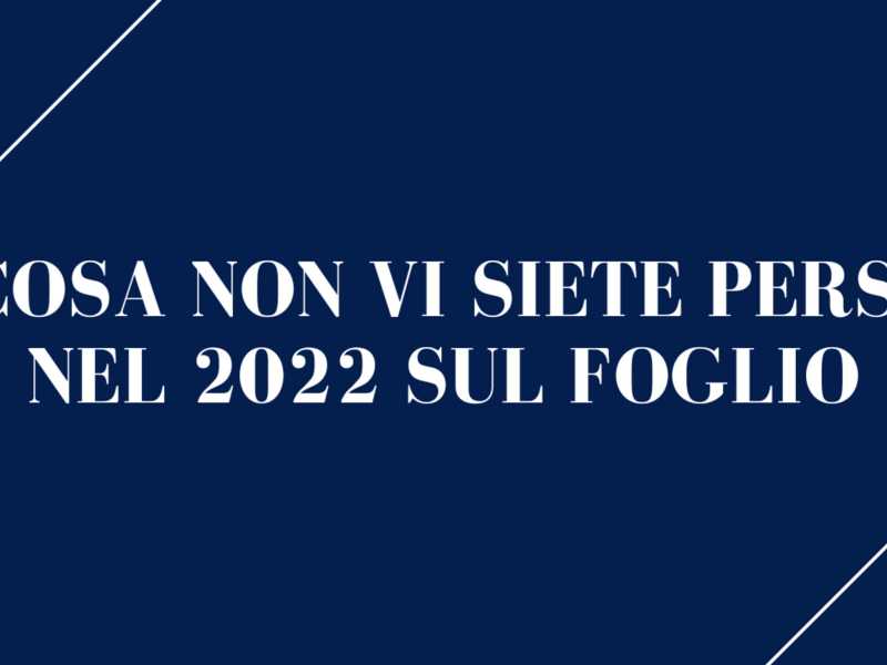 I venti articoli più letti del Foglio nel 2022