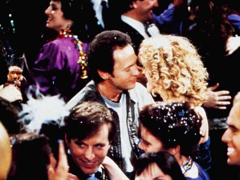 Billy Crystal e Meg Ryan alla festa di Capodanno in “Harry ti presento Sally” di Rob Reiner, 1989 <br />