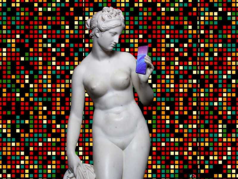 Elaborazione grafica di Ruggiero Montenegro a partire da "Venere con la mela" di Bertel Throvaldsen&nbsp;<br />