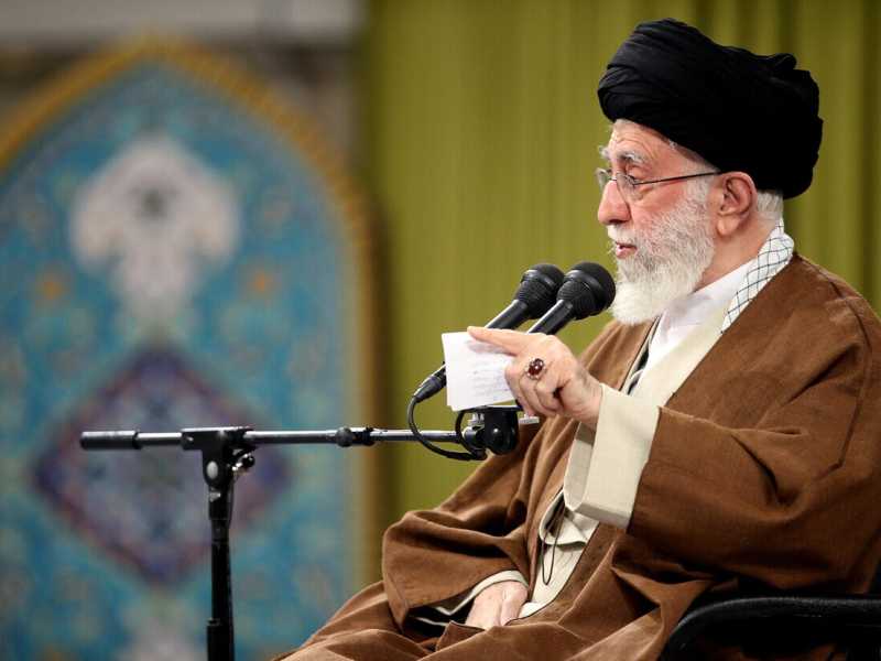 &nbsp;Il leader supremo iraniano, Ali Khamenei (Ansa)<br />