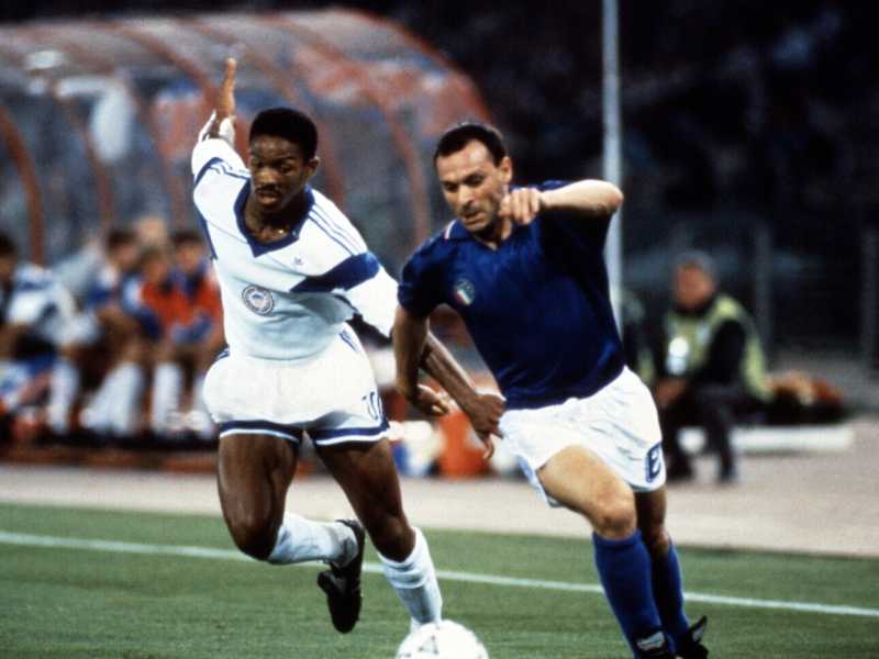 Schillaci durante i mondiali di Italia 90, contro gli Stati Uniti (LaPresse)