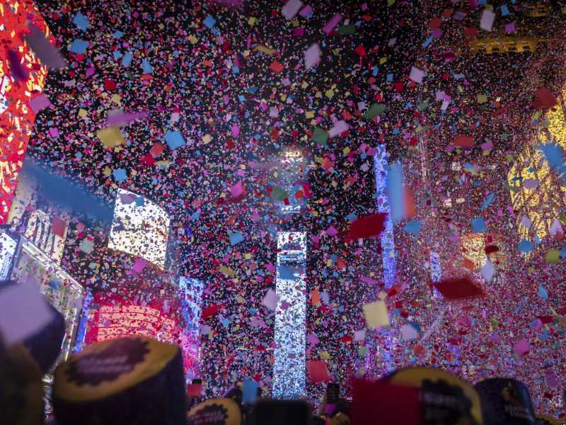 Capodanno A Times Square (LaPresse)&nbsp;<br />