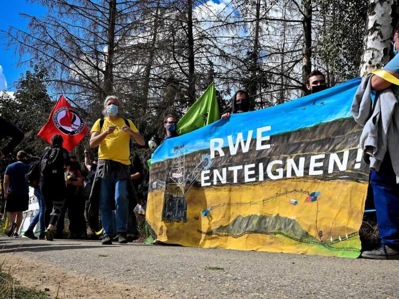  Le proteste a Lutzerath nel 2020 (Ansa)