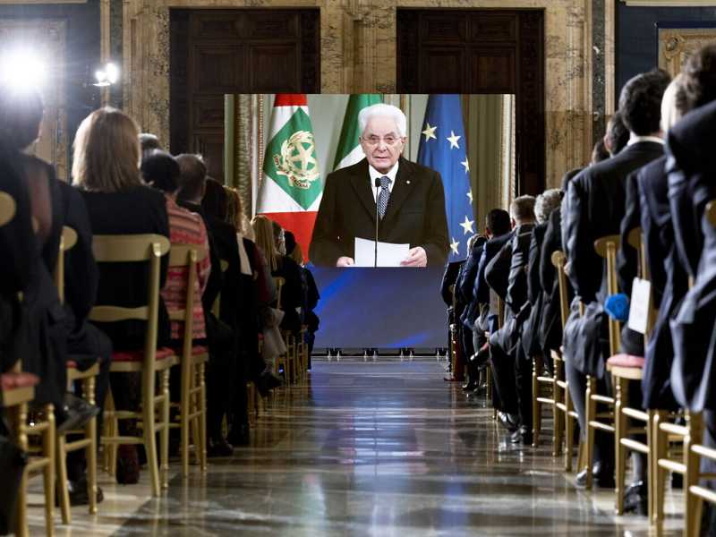 Foto di Paolo Giandotti, via Ufficio Stampa Quirinale, via LaPresse <br />