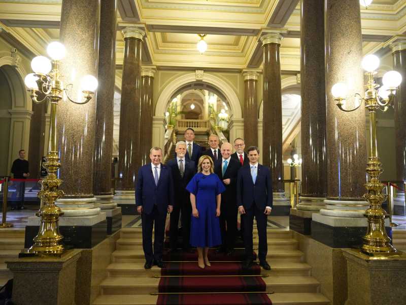 I candidati alla presidenza della Repubblica ceca (LaPresse)