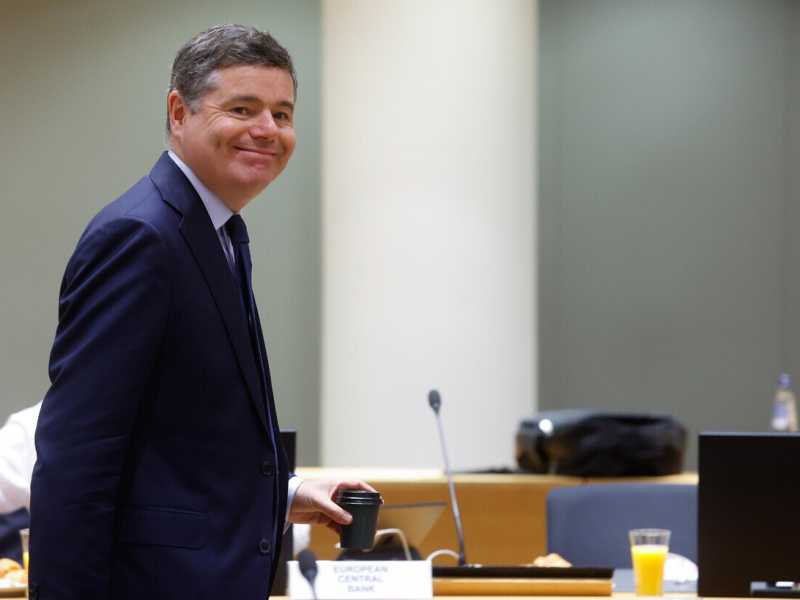 Il presidente dell'Eurogruppo,&nbsp;Paschal Donohoe (Ansa)