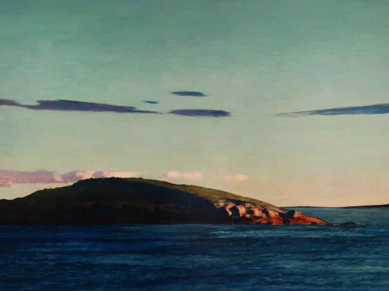 N. C. Wyeth, "Blubber Island, Maine" (Wikipedia) <br />