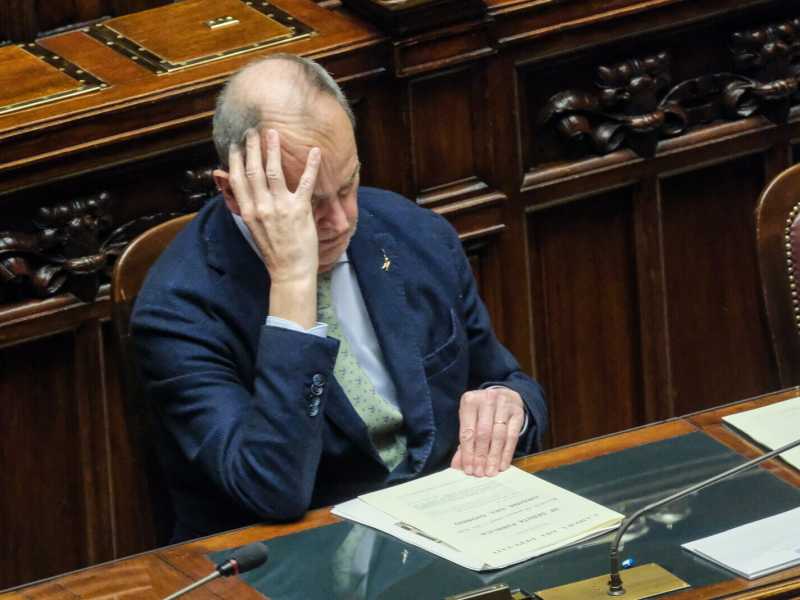 Il ministro per gli Affari regionali e Autonomie Roberto Calderoli (LaPresse)