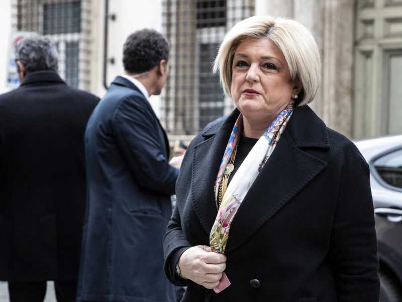 La ministra del Lavoro Marina Calderone (Ansa)
