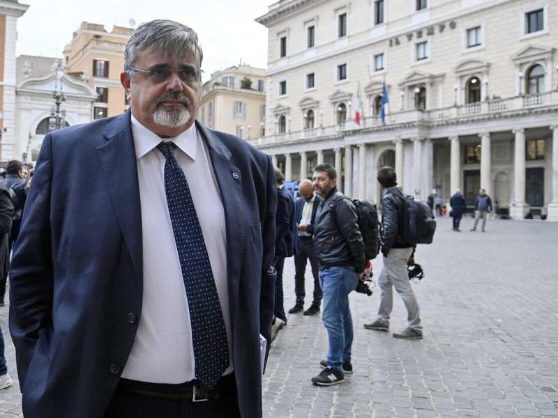 &nbsp;Il segretario dell'Ugl, Francesco Paolo Capone (Ansa)