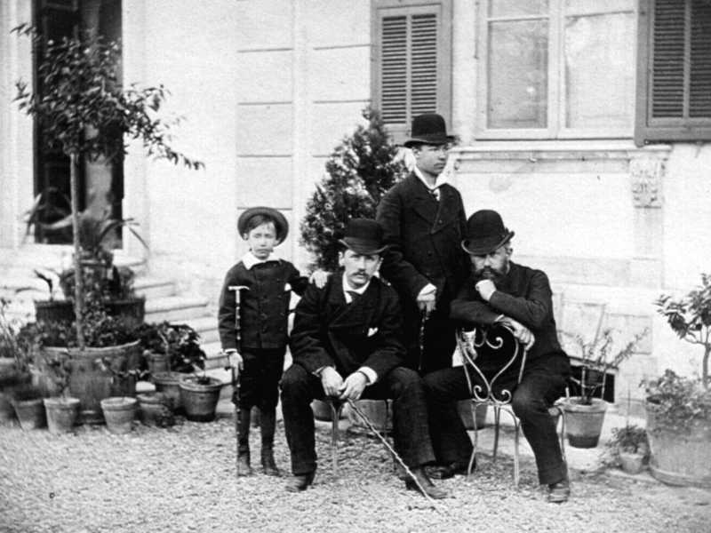 I due fratelli Čajkovskij, Modest a sinistra e P&euml;tr a destra (Wikimedia commons)&nbsp;<br />