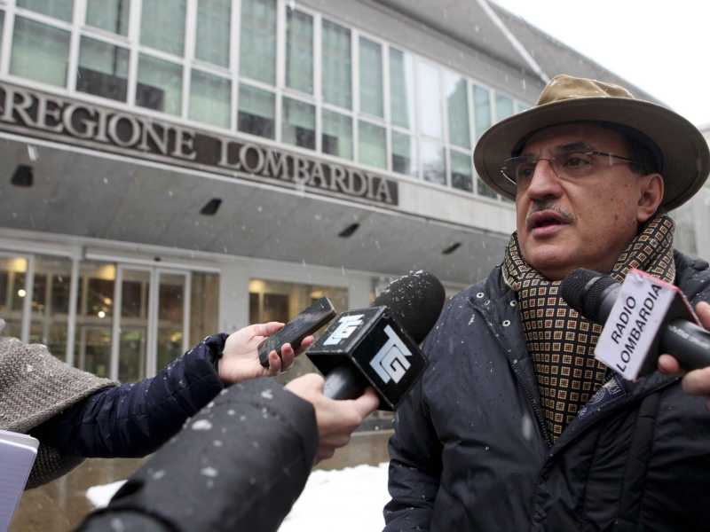 Romano La Russa in una foto d'archivio (Ansa)